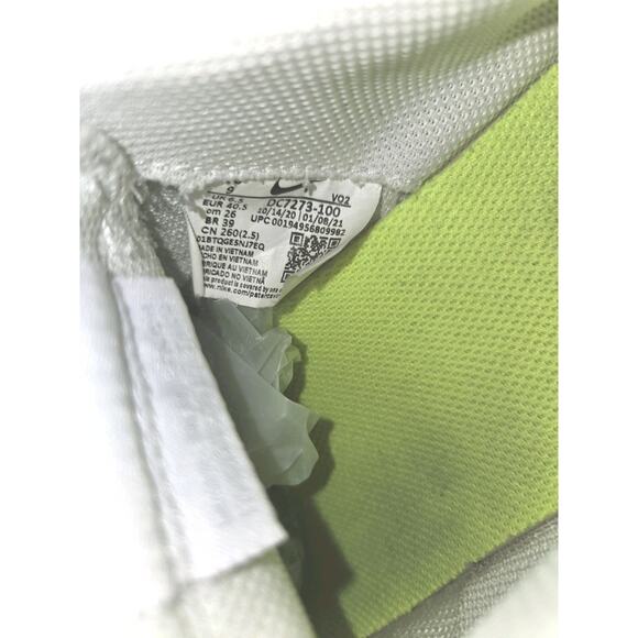 Nike AF1 Crater Flyknit White/White-Pure Platinum DC7273-100 Women's Size 9 - Picture 14 of 14